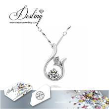 Destin bijoux cristal de Swarovski Collier pendentif Dauphin de sourire